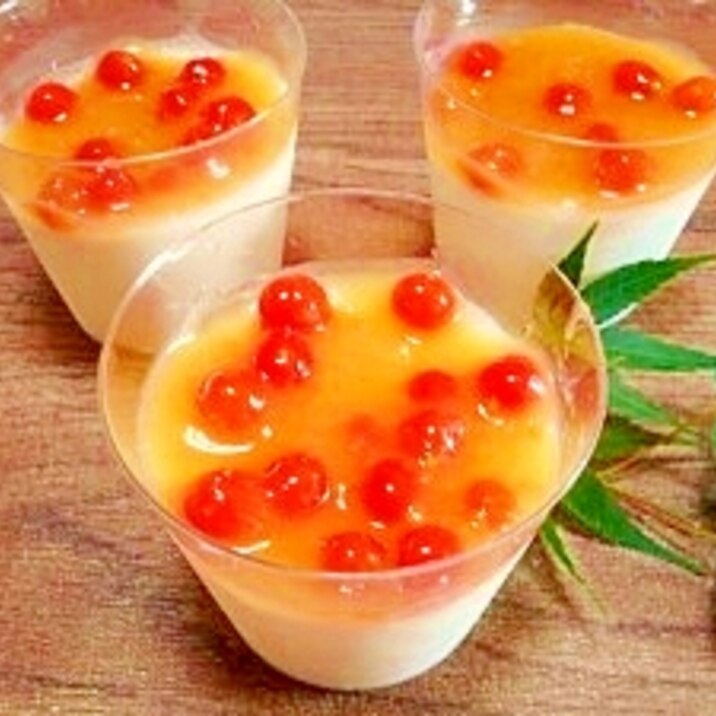 オレンジソース チーズプリン オレンジソース チーズプリン
